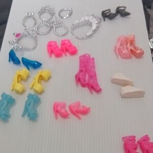 Colorful Kids Dress-Up Shoe and Accessory Set